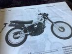 Yamaha XT400/550 Service Manual '82, Motoren, Handleidingen en Instructieboekjes, Verzenden, Yamaha