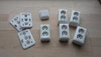 Diverse opbouw stopcontacten, Doe-het-zelf en Verbouw, Elektra en Kabels, Ophalen, Zo goed als nieuw, Stopcontact