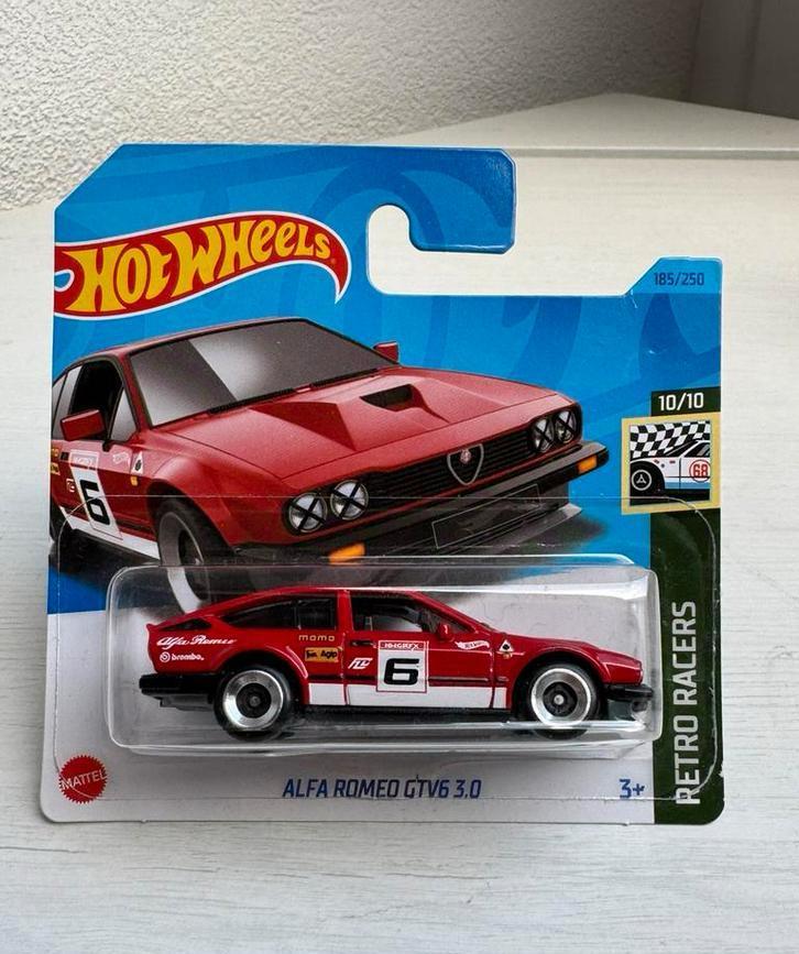 Hotwheels Alfa Romeo GTv6 3.0, Nieuw, Kinderen en Baby's, Speelgoed | Speelgoedvoertuigen, Zo goed als nieuw, Ophalen of Verzenden