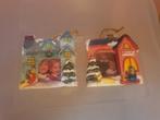 2 vintage kerstboomhangers om zelf foto in te doen., Diversen, Kerst, Ophalen of Verzenden, Zo goed als nieuw