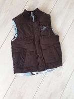Bruine omkeerbare kinder bodywarmer vestje maat 92, Ophalen of Verzenden, Zo goed als nieuw, Bruin