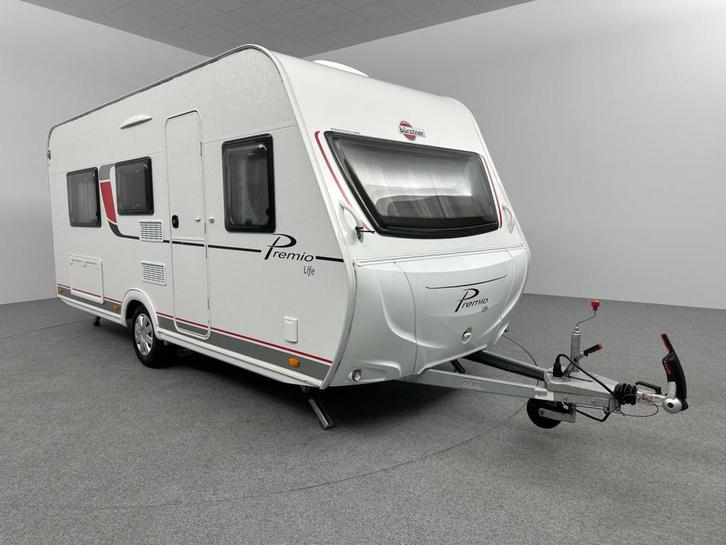 Bürstner premio Life 480 TL INCL. STALLING, Caravans en Kamperen, Caravans, Bedrijf, tot en met 3, Overige, Bürstner, 2 aparte bedden