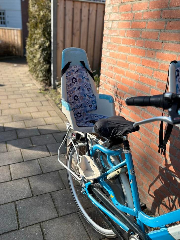 Damesfiets met 2 kinderzitjes - Goed onderhouden!, Fietsen en Brommers, Fietsen | Dames | Damesfietsen, Gebruikt, Overige merken