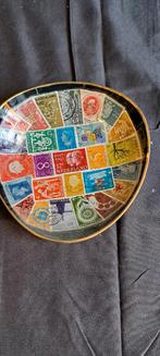 Mooi bordje postzegels, Antiek en Kunst, Antiek | Wandborden en Tegels, Ophalen of Verzenden