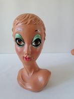 retro seventies kunststof TWIGGIE hoedenhoofd, Ophalen of Verzenden, Huis en Inrichting