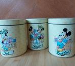3 Disney-blikken, Minnie & Mickey Mouse, Verzamelen, Ophalen of Verzenden, Mickey Mouse, Zo goed als nieuw, Servies