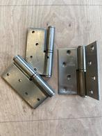 3 scharnieren van 10 cm, Ophalen of Verzenden, Zo goed als nieuw, Scharnier