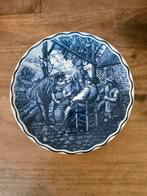 Delfts Blauw wandbord Boch frères la louviere belgium, Antiek en Kunst, Ophalen of Verzenden