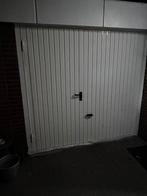 Garagedeur met loopdeur, Doe-het-zelf en Verbouw, Deuren en Horren, Gebruikt, Garagedeur, Ophalen of Verzenden, 120 cm of meer