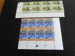 1182-1183 Voetbal/ Vrouwenrecht  blokken van 8 1979 Postfris, Postzegels en Munten, Postzegels | Nederland, Ophalen, Na 1940, Postfris
