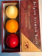 Belgian Aramith Biljartballen - Toernooi kwaliteit, Ophalen of Verzenden, Gebruikt, Keu of Ballen
