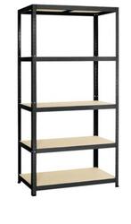 Hornbach Avasco Strong Stellingkast Zwart 9 Stuks, Ophalen, Gebruikt