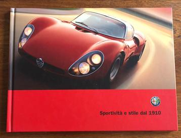Alfa Romeo - Sportivita e Stile dal 1910 History beschikbaar voor biedingen