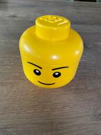 Lego mini opbergpotje met gezicht jongen / man, Ophalen of Verzenden, Zo goed als nieuw, Lego