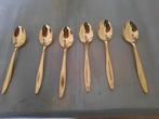 Theelepels goudkleurig 6 stuks, Huis en Inrichting, Keuken | Bestek, Ophalen of Verzenden, Nieuw, Overige materialen, Los bestek