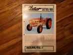 Tractor folder Zetor 5711/18, Ophalen of Verzenden