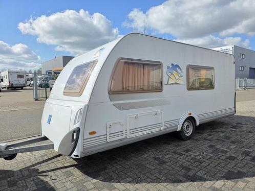 Knaus Sudwind 500 FSK 6 persoons voortent 2006 stapelbedden, Caravans en Kamperen, Caravans, Bedrijf, tot en met 6, 1000 - 1250 kg