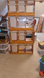 4 open  kasten met laden, Huis en Inrichting, Ophalen, Gebruikt, 100 tot 150 cm, 3 of 4 laden
