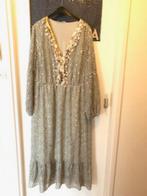 Jurk Bodyflirt goud zwart gebroken wit maat 50, Kleding | Dames, Jurken, Overige kleuren, Maat 46/48 (XL) of groter, Ophalen of Verzenden