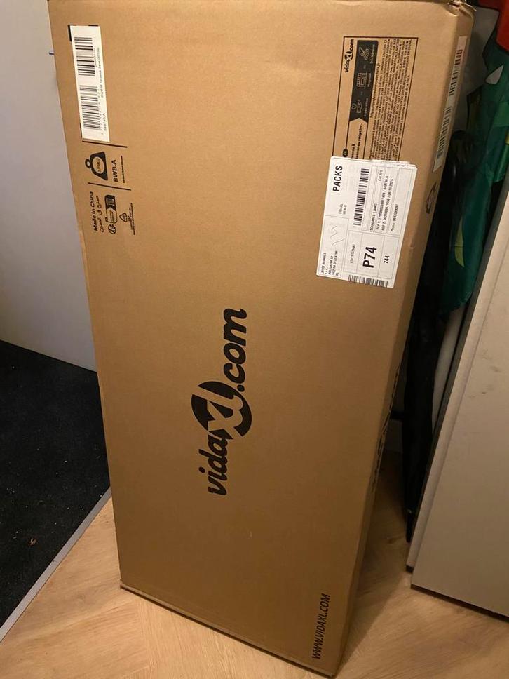 VidaXL Bureau zwart met 3 laden - Nieuw in doos!, Huis en Inrichting, Bureaus, Nieuw, Bureau, Ophalen