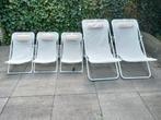 5 strandstoelen, Tuin en Terras, Ophalen, Zo goed als nieuw