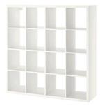 Kallax vakkenkast van ikea (4x4), Ophalen, Gebruikt, Overige materialen, Minder dan 20 mm