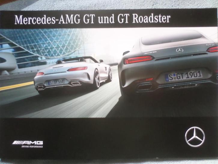Mercedes AMG GT Coupe & Roadster GT-R brochure, Boeken, Auto's | Folders en Tijdschriften, Zo goed als nieuw, Mercedes, Ophalen of Verzenden