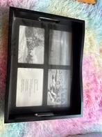 Houten Dienblad met Fotolijstjes, Ophalen, Gebruikt, Rechthoekig, Hout