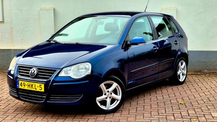Volkswagen Polo 1.4 16V 59KW 2009 Blauw/NWE APK/INRUIL MOGEL, Auto's, Volkswagen, Bedrijf, Polo, ABS, Airbags, Airconditioning