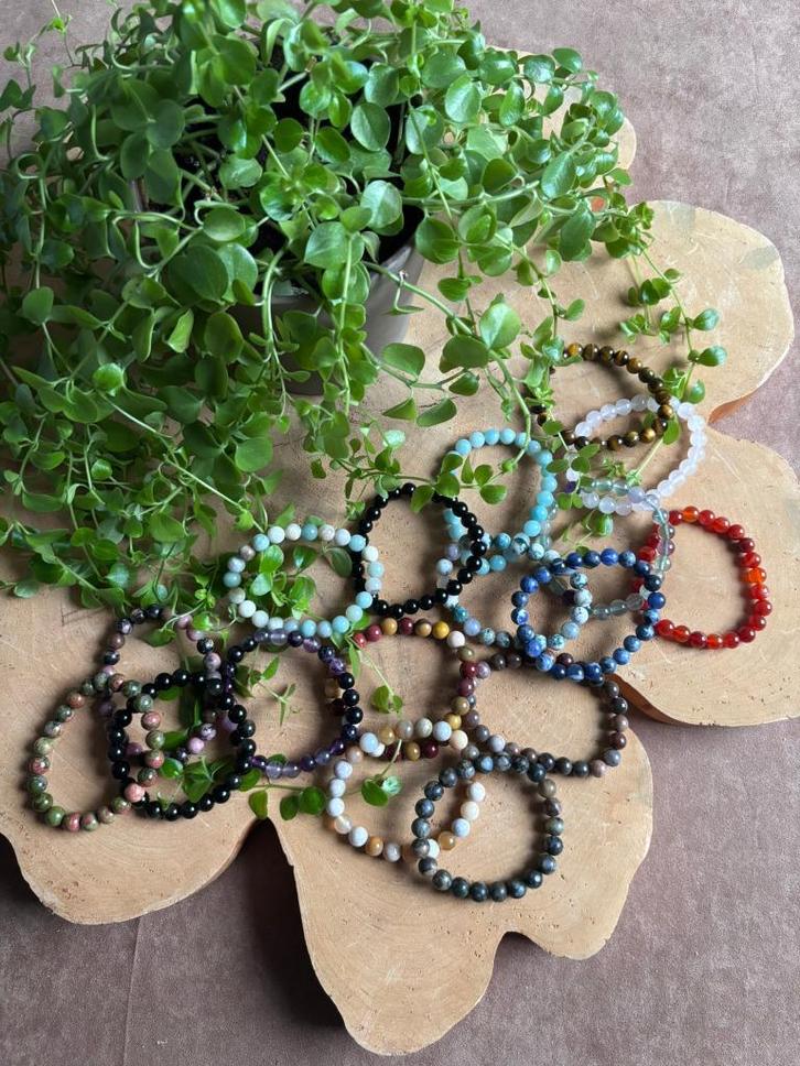 armbanden, 2 voor 15,00, Verzamelen, Mineralen en Fossielen, Mineraal, Ophalen of Verzenden