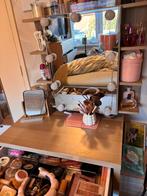 Bureau met losse spiegelkast., Ophalen, Zo goed als nieuw, 50 tot 100 cm, Minder dan 100 cm