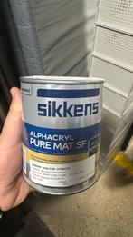 Sikkens Alphacryl Pure Mat SF - 1L, Doe-het-zelf en Verbouw, Verf, Beits en Lak, Ophalen, Blauw, Minder dan 5 liter, Verf