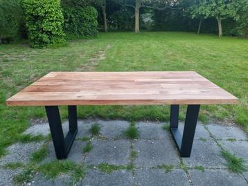 Eettafel massief hout (teak) 190 x 100 x 76 beschikbaar voor biedingen