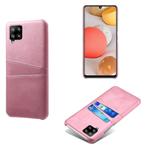 Back Cover + Screenprotector voor Galaxy A42 5G _ Roze Goud, Telecommunicatie, Mobiele telefoons | Hoesjes en Frontjes | Samsung