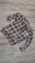 Zumba shirt - Maat M - Grijs/Zwart, Ophalen of Verzenden, Zo goed als nieuw, Zwart, Lange mouw