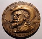 Paul rubens  400 jaar grote bronzen penning, Postzegels en Munten, Penningen en Medailles, Ophalen of Verzenden, Brons