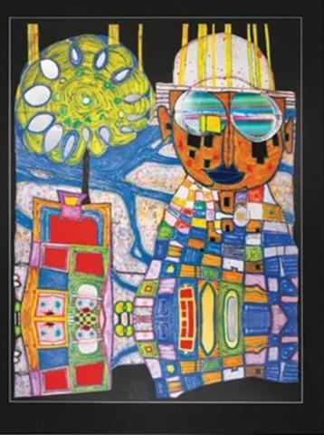 Hundertwasser "Tropisch Chinees" beschikbaar voor biedingen