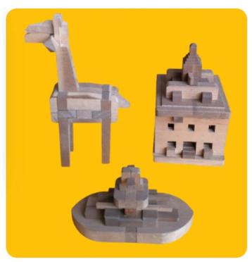 Drie Japanse puzzels 🧩 vintage 🏯 design Yamanaka Kumiki  beschikbaar voor biedingen