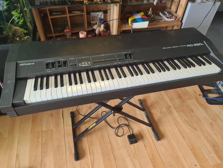 Roland RD-250S, Muziek en Instrumenten, Piano's, Zo goed als nieuw, Piano, Zwart, Ophalen