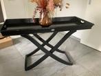 Riverdale zwart sidetable, Huis en Inrichting, Ophalen, 50 tot 100 cm, 75 cm of meer, Zo goed als nieuw