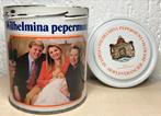 Blik Wilhelmina Pepermunt, geboorte Prinses Amalia, Verzamelen, Koninklijk Huis en Royalty, Ophalen of Verzenden, Gebruikt, Nederland