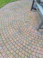 Gebruikte Koppelstones,  Gratis zelf uithalen. +/- 25m2, Tuin en Terras, Tegels en Klinkers, Ophalen, Gebruikt, Klinkers, Minder dan 5 m²