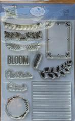 Elizabeth Craft Designs clearstamps CS298- Bloom, Ophalen of Verzenden, Zo goed als nieuw, Clearstamp