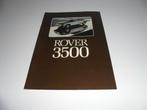 brochure Rover 3500, Boeken, Auto's | Folders en Tijdschriften, Ophalen of Verzenden, Zo goed als nieuw, Overige merken