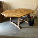 Tuintafel – uitschuifbaar - massief teakhout - TTM Wonen, Verzenden, Www.ttmwonen.nl, Teakhout, Nieuw