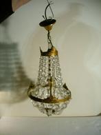 Een "sac à perles" luchter, Ophalen of Verzenden, Zo goed als nieuw, Glas, Neo classicistisch