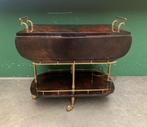 Aldo Tura barcart Italiaans design - vintage trolley tafel, Ophalen