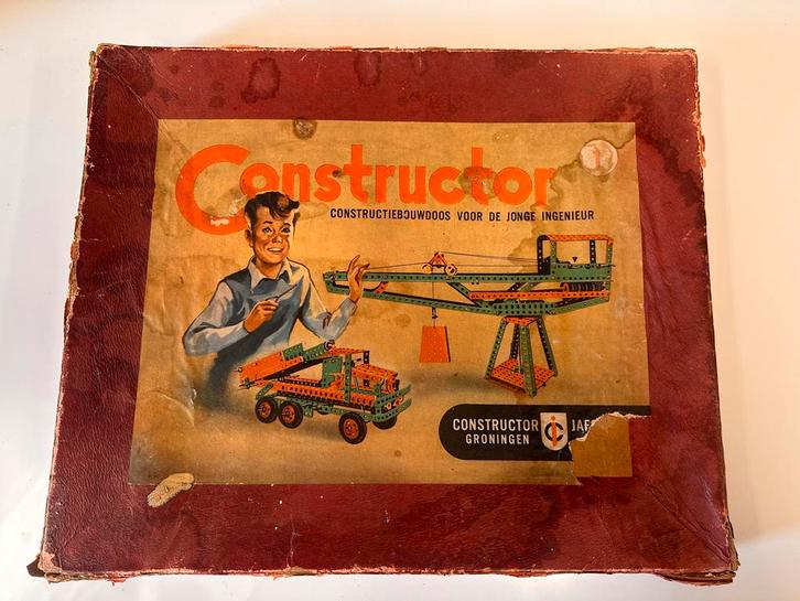 Vintage Constructor Constructie Speelgoed, Antiek en Kunst, Antiek | Speelgoed, Ophalen of Verzenden