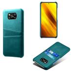 Backcover Set voor Xiaomi Poco X3 / X3 NFC / X3 Pro _ Groen, Nieuw, Hoesje of Tasje, Hoesjes, Verzenden