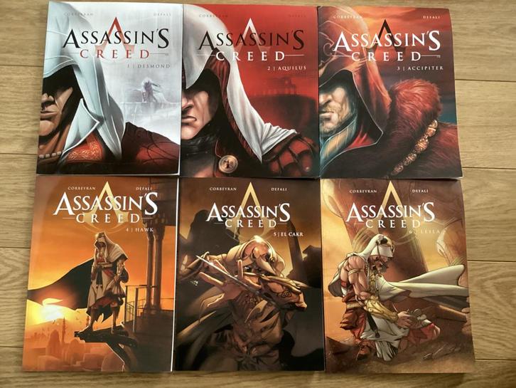 Assassins Creed  1 t/m 6 complete reeks, Boeken, Stripboeken, Zo goed als nieuw, Complete serie of reeks, Ophalen of Verzenden